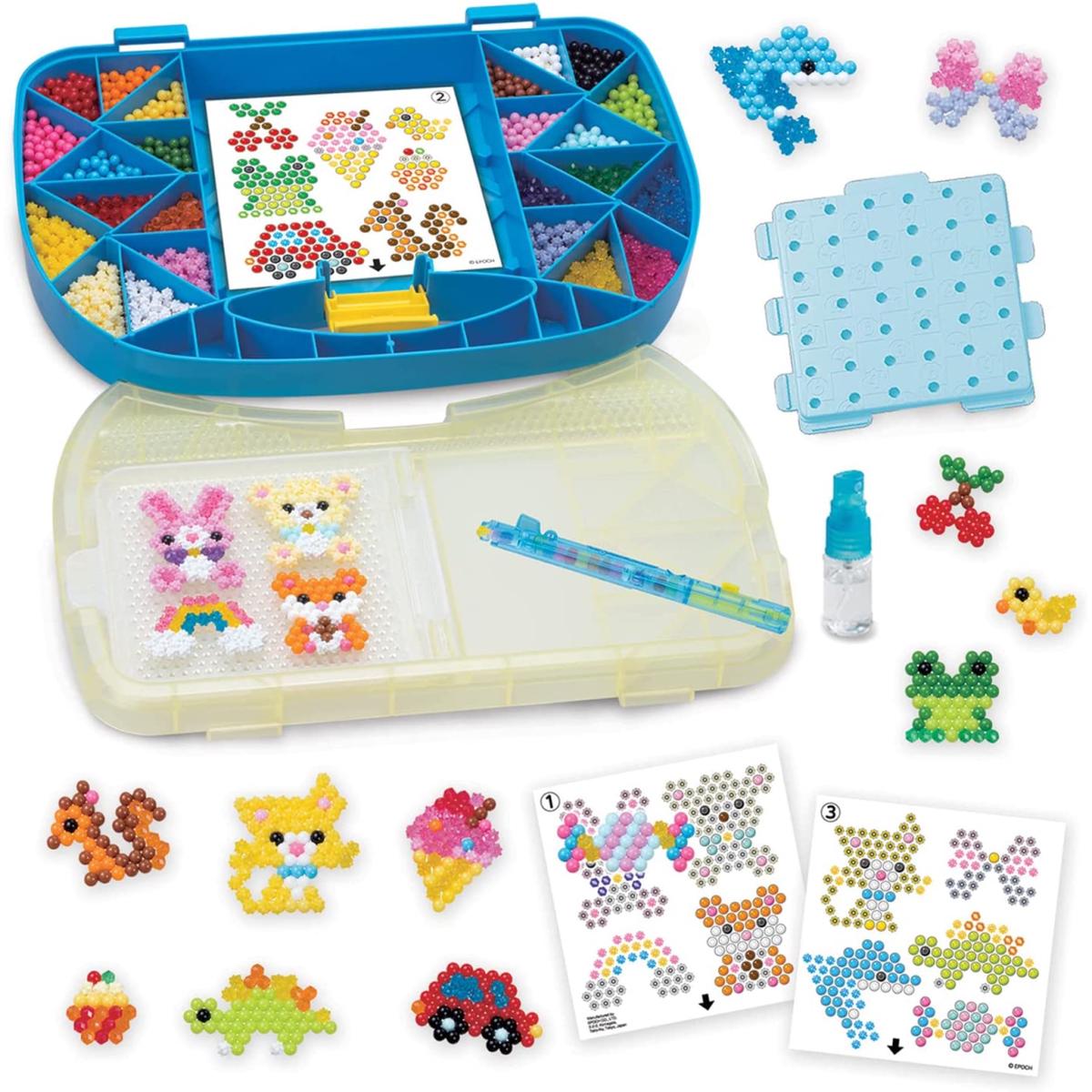 Aquabeads Beginners Carry Case with 900 Multicoloured Beads in 24 Colours