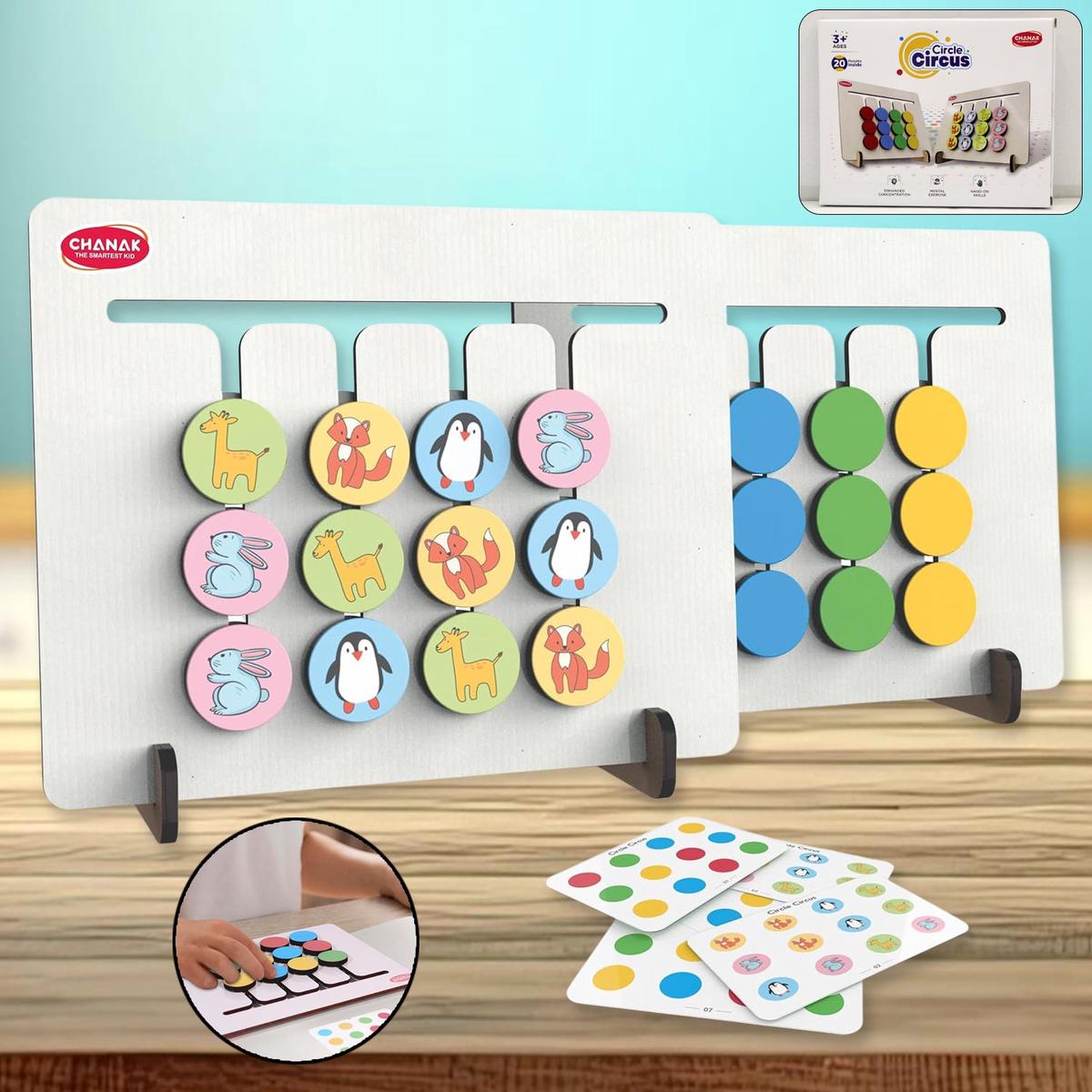 Circle Circus – Colorful Pattern Recognition Game for Kids