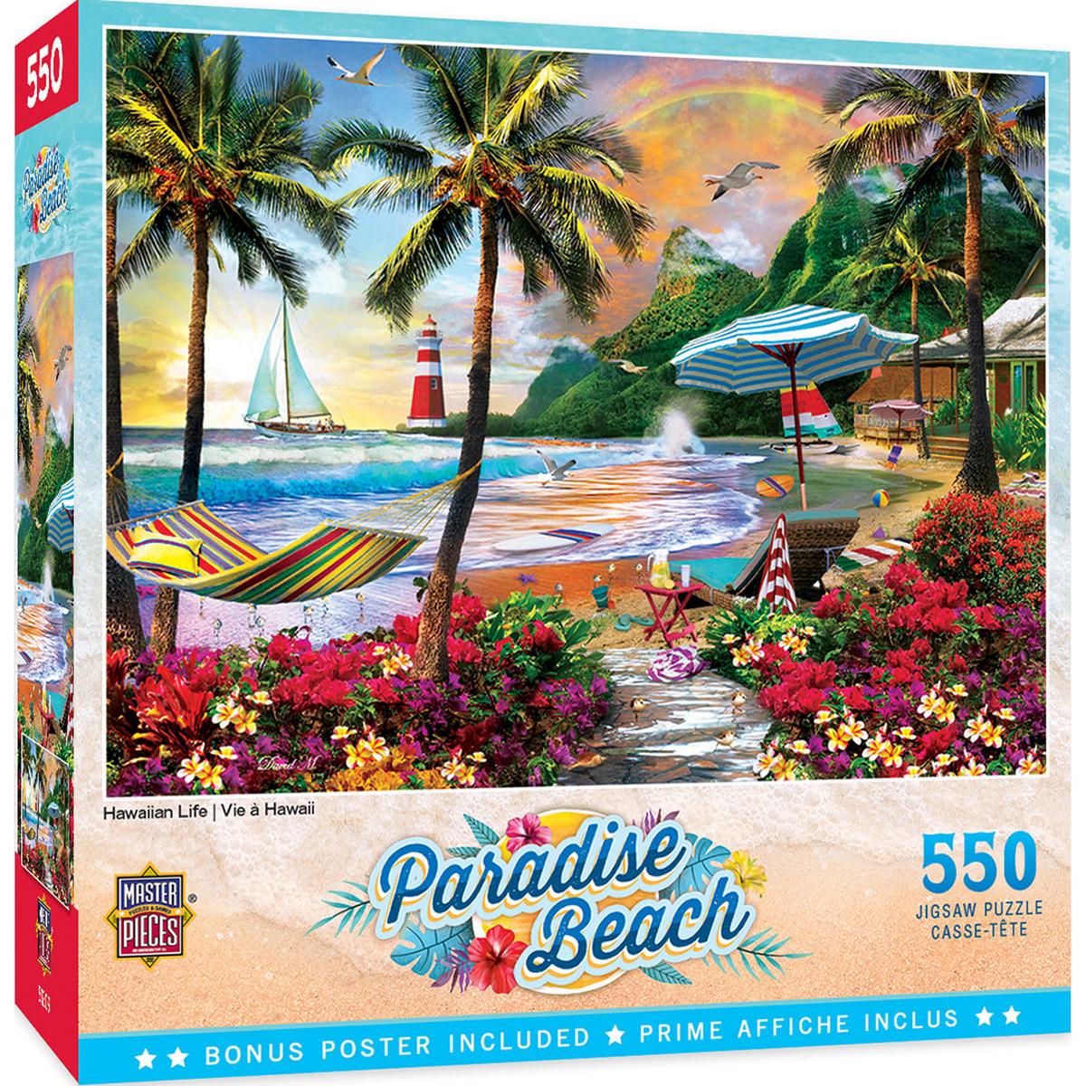 Hawaiian Life 32117 Paradise Beach Puzzle 550-piece