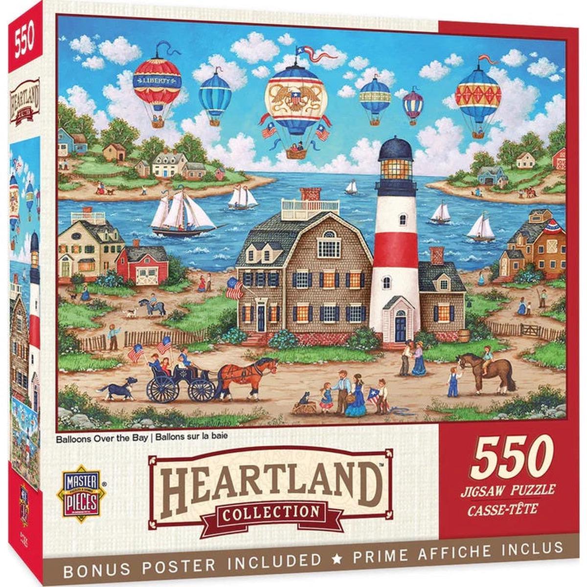Heartland – Balloons Over the Bay 550 Piece Jigsaw Puzzle 32049