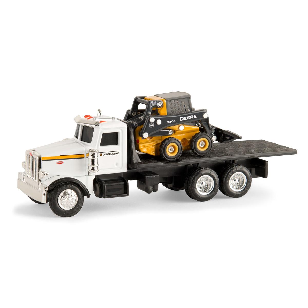 John Deere Peterbilt Truck with Skid Steer 1:64 Scale 45474