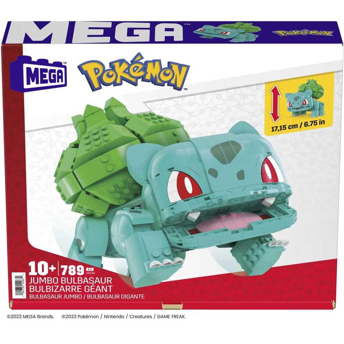 MEGA Pokmon: Jumbo Bulbasaur – 789 Piece Building Set