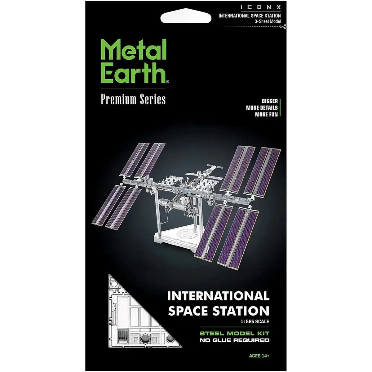 NASA – International Space Station Figure Model Kit – Fascinations – Metal Earth Premium Series