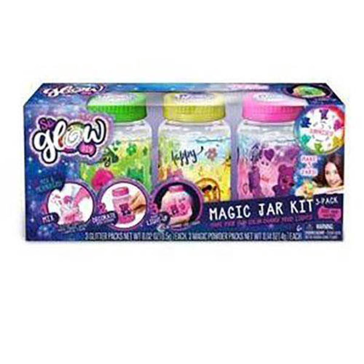 So Glow DIY – 3 Pack Mini Jar – Yellow/Pink/Green