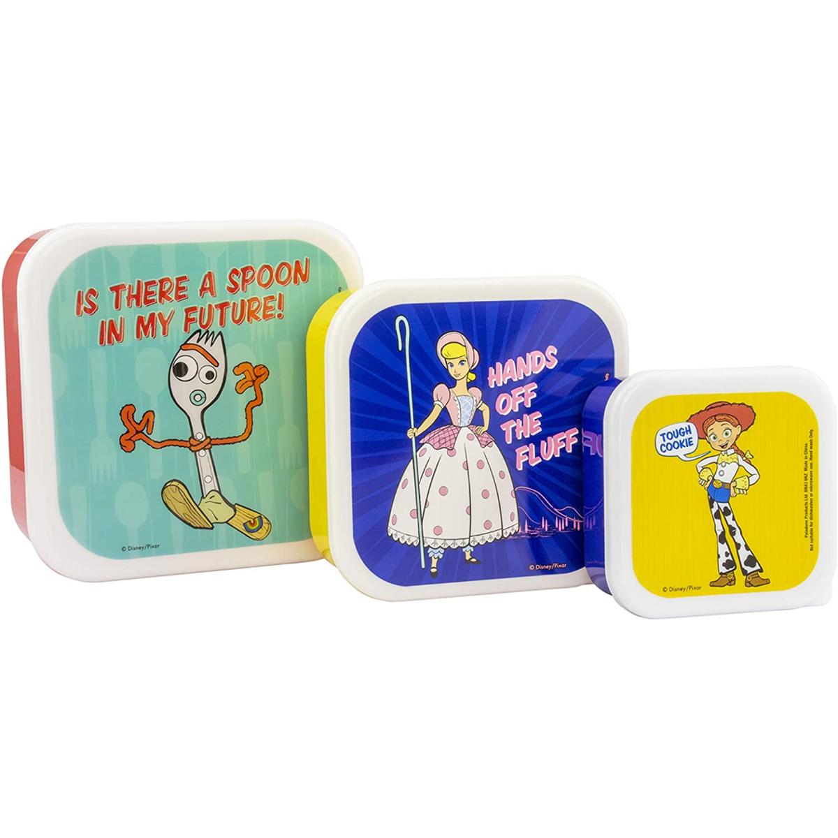 Toy Story Set of 3 Lunch Snack Box Set