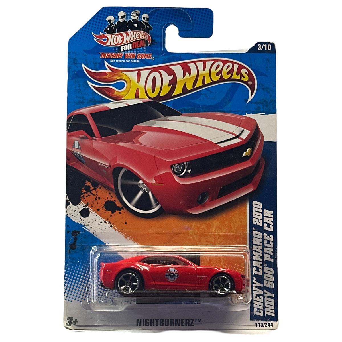 Chevy Camaro 2010 Indy 500 Pace Car (NightBurnerz) – Hot Wheels