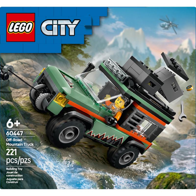 LEGO City Off-Road 4×4 Mountain Truck Adventure Toy 60447