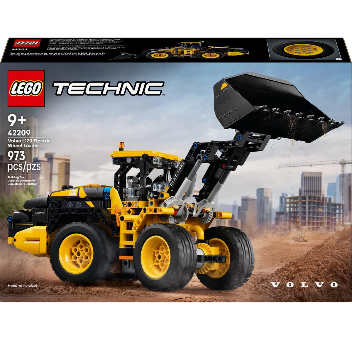 LEGO Technic Volvo L120 Electric Wheel Loader Construction Toy 42209