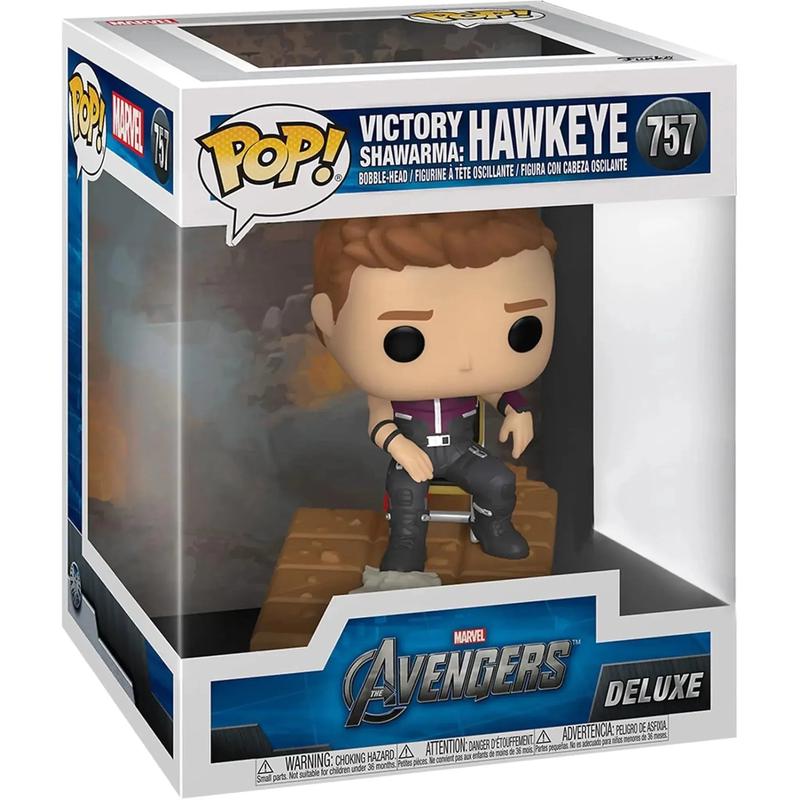 Marvel [The Avengers] – Victory Shawarma Hawkeye Deluxe Figure (3.75″) – Funko – Pop! Movies Series, Amazon Exclusive – (2021)