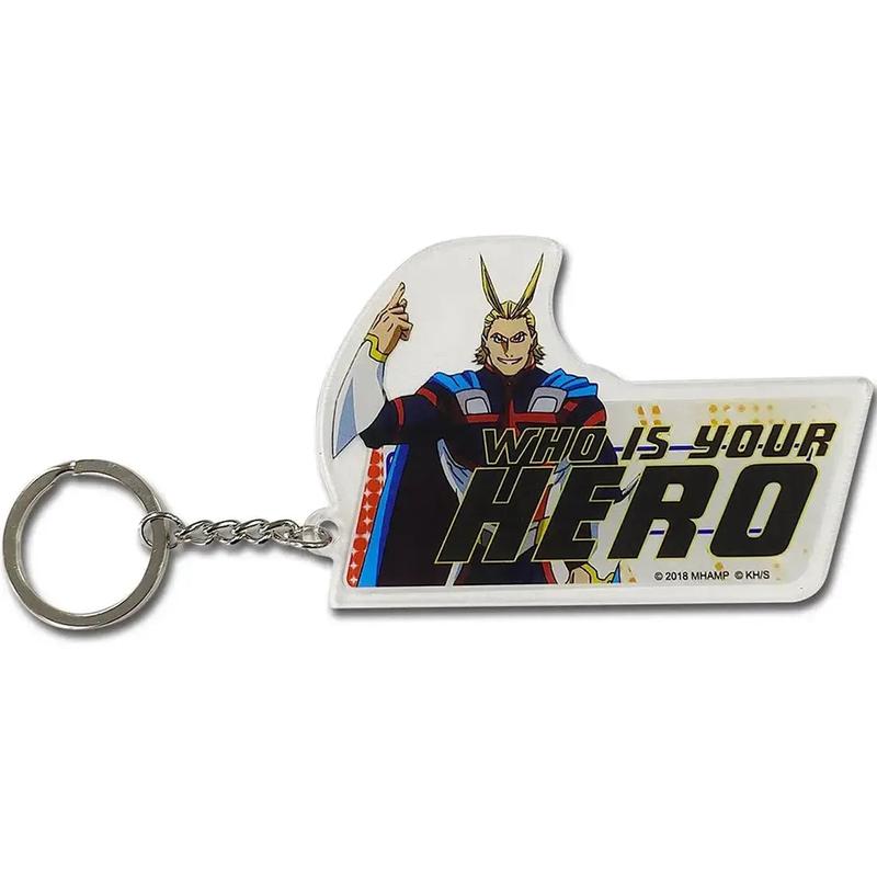 My Hero Academia: Two Heroes – “Who Is Your Hero” All Might Keychain (3.5″, Acrylic) – Great Eastern Entertainment