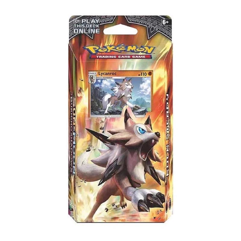 Pokmon TCG [Sun & Moon: Burning Shadows] – Rock Steady Theme Deck (Lycanroc)