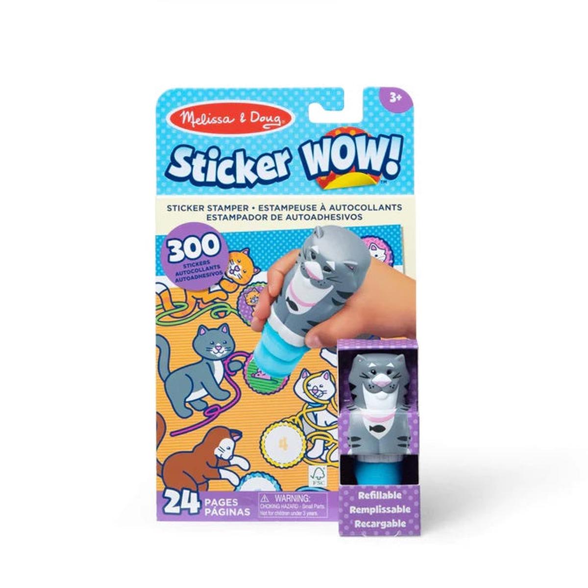 Sticker WOW Cat Activity Pad & Sticker Stamper 50693