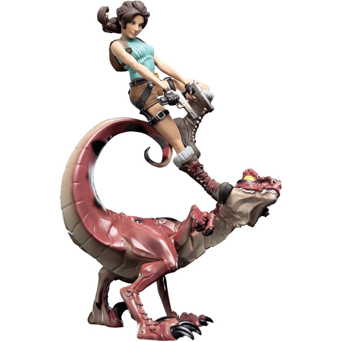 Tomb Raider: Lara Croft with Raptor Mini Epics Vinyl Figure