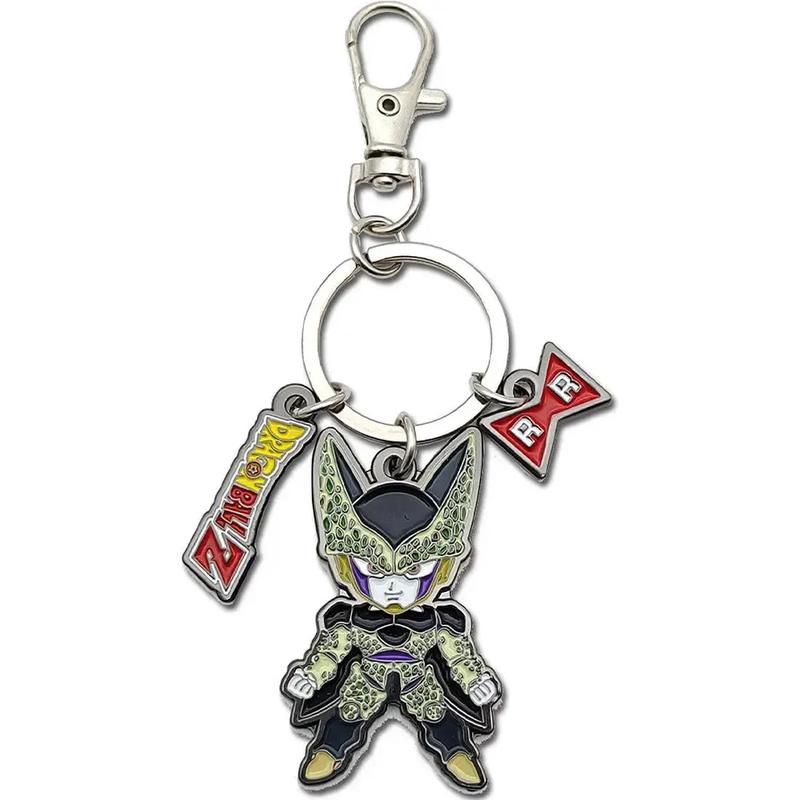 Dragon Ball Super – Chibi Perfect Cell Keychain with Charms (2″, Metal) – Great Eastern Entertainment