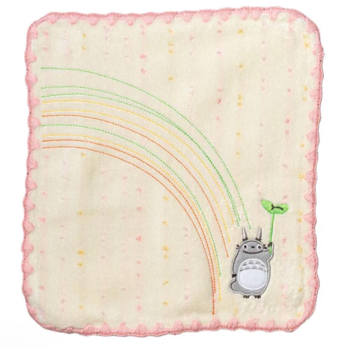 Ghibli My Neighbor Totoro Hand Towel Rainbow Orange
