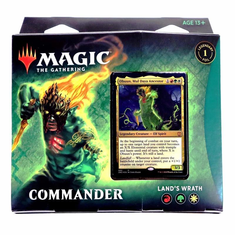 Magic: The Gathering [Zendikar Rising] – Land’s Wrath Commander Deck
