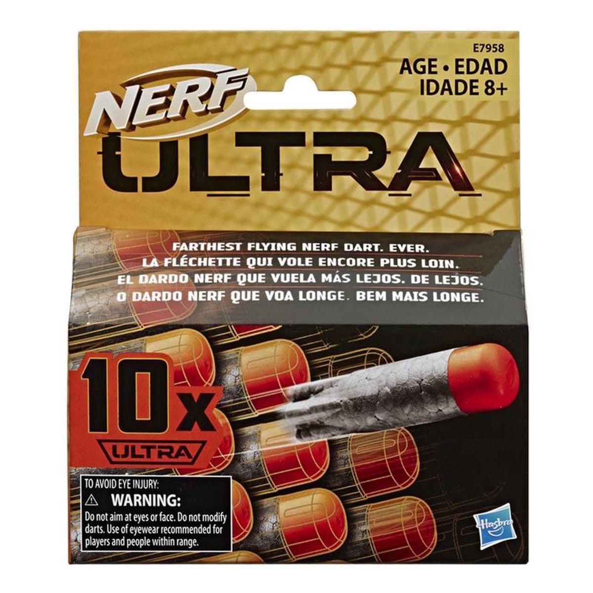 Nerf Ultra 10-Dart Refill Pack — The Ultimate in Nerf Dart Blasting — Compatible Only with Nerf Ultra Blasters