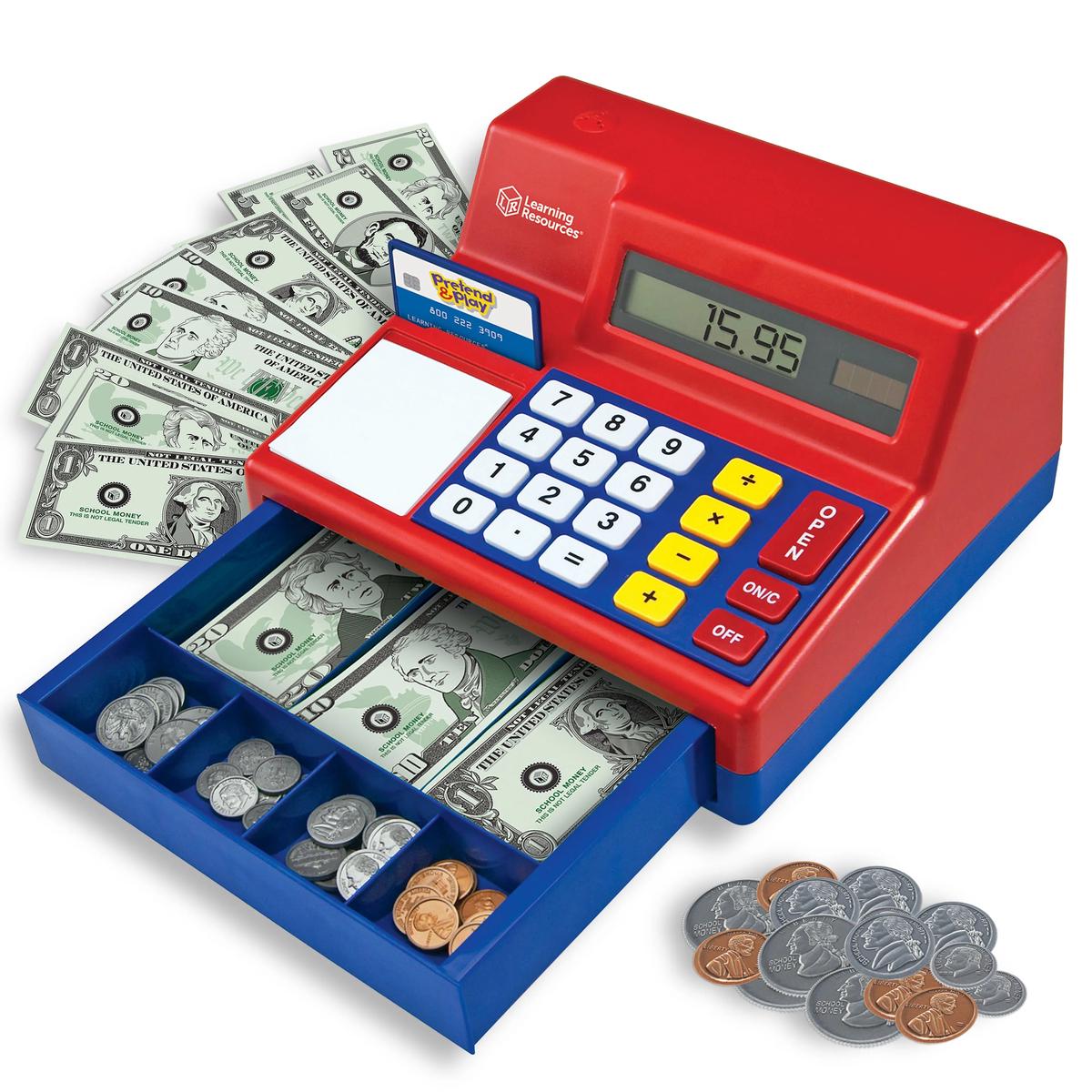 Pretend & Play Calculator Cash Register LER 2629