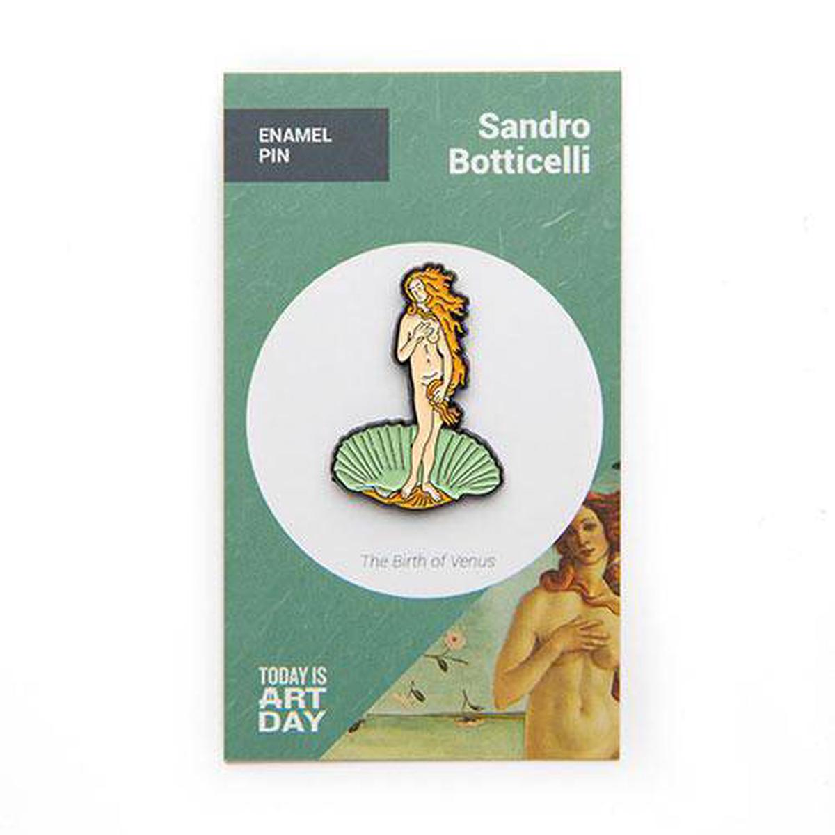 The Birth of Venus Enamel Pin – Today is Art Day