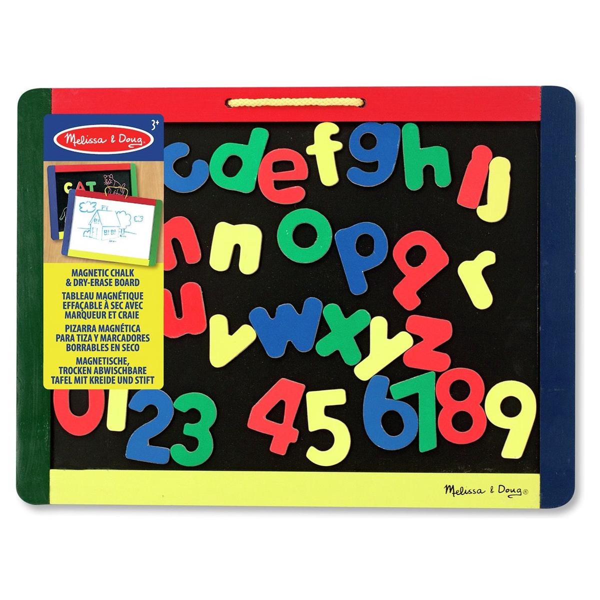 Wooden Magnetic Chalk & Dry-Erase Board 50978