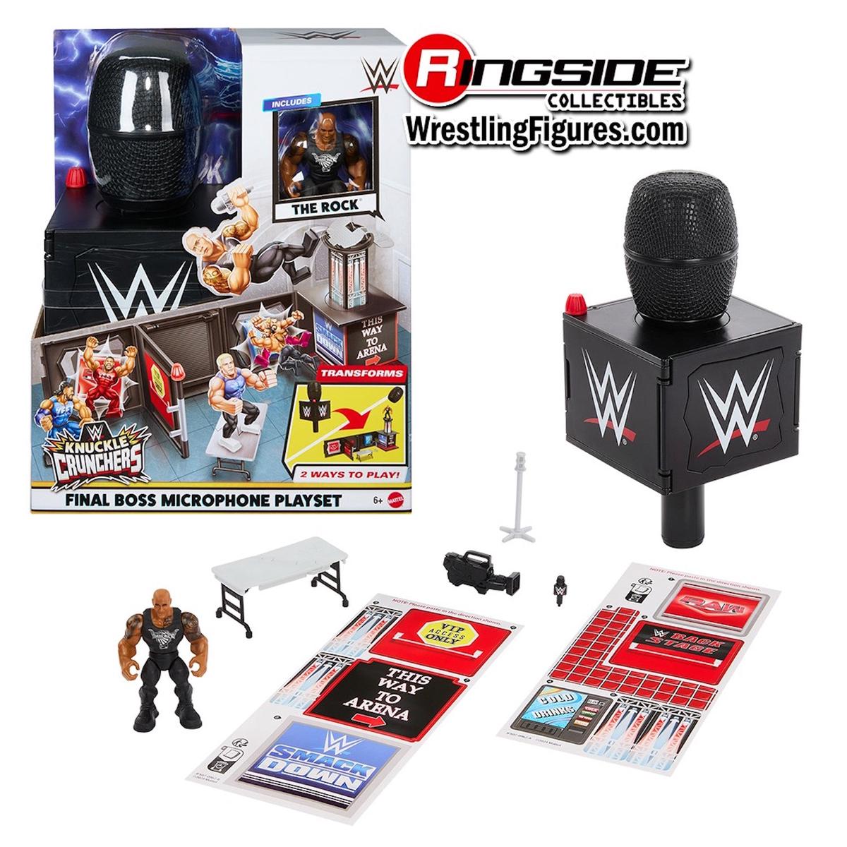 WWE Knuckle Crunchers: Final Boss Microphone Playset