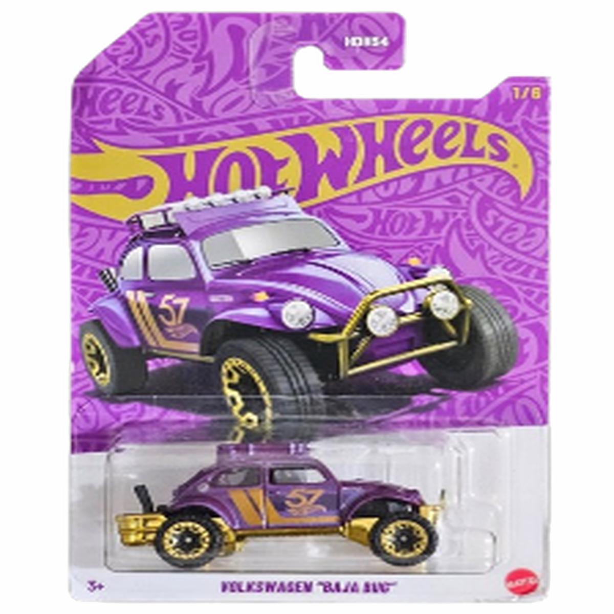 Hot Wheels 57th Anniversary Pearl & Chrome 2024 ‘Volkswagen Baja Bug’ Diecast Car
