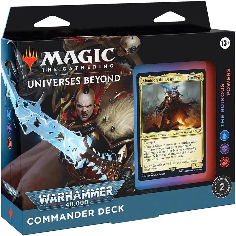Magic: The Gathering [Universes Beyond: Warhammer 40,000] – The Ruinous Powers Commander Deck