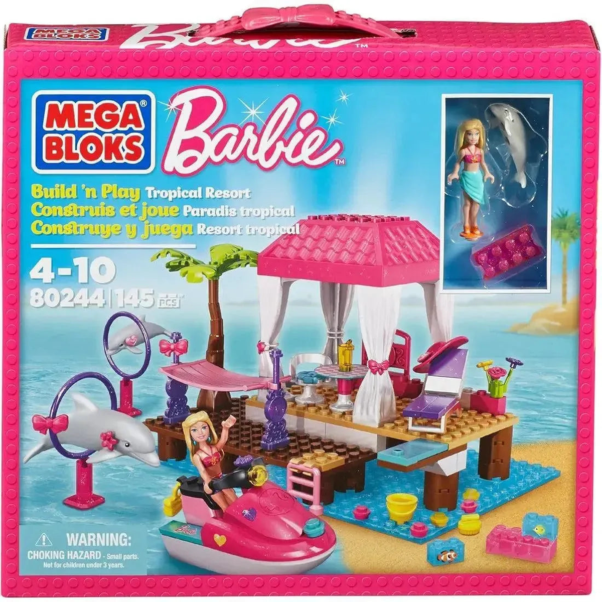 Mega Bloks – Tropical Resort Building Set – Build ‘n Play Series