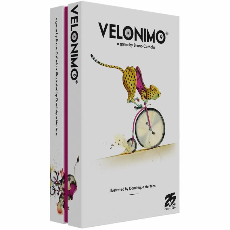 Velonimo – Animal Racing Card Game for Family, Adults, and Children (2-5 Players, Ages 7+) – 25th Century Games