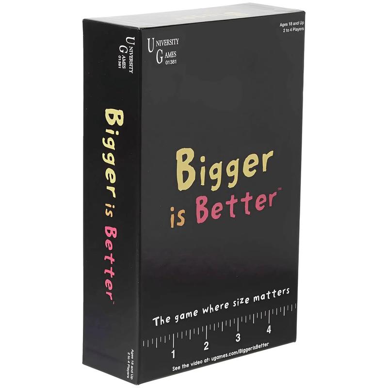Bigger Is Better – Gag Gift Party Card Game – University Games