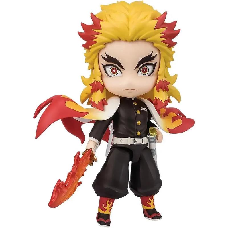 Demon Slayer – Flame Breathing Kyojuro Rengoku Figure (3.5″) – Bandai Spirits [Tamashii Nations] – Figuarts mini Series (057)