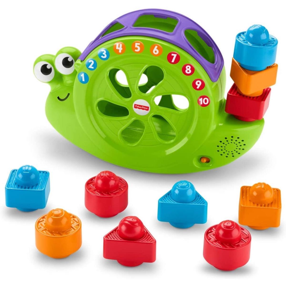 Fisher-Price FHF73 Rock ‘n Sort Snail Pail