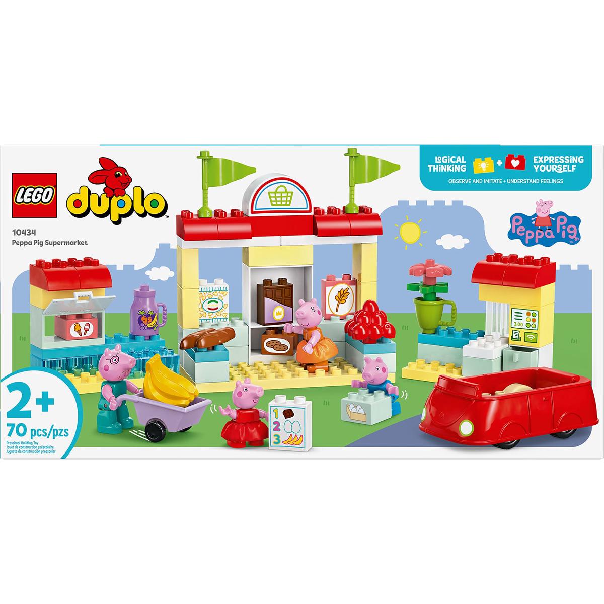 LEGO Duplo Peppa Pig Supermarket Toy for Toddlers 10434