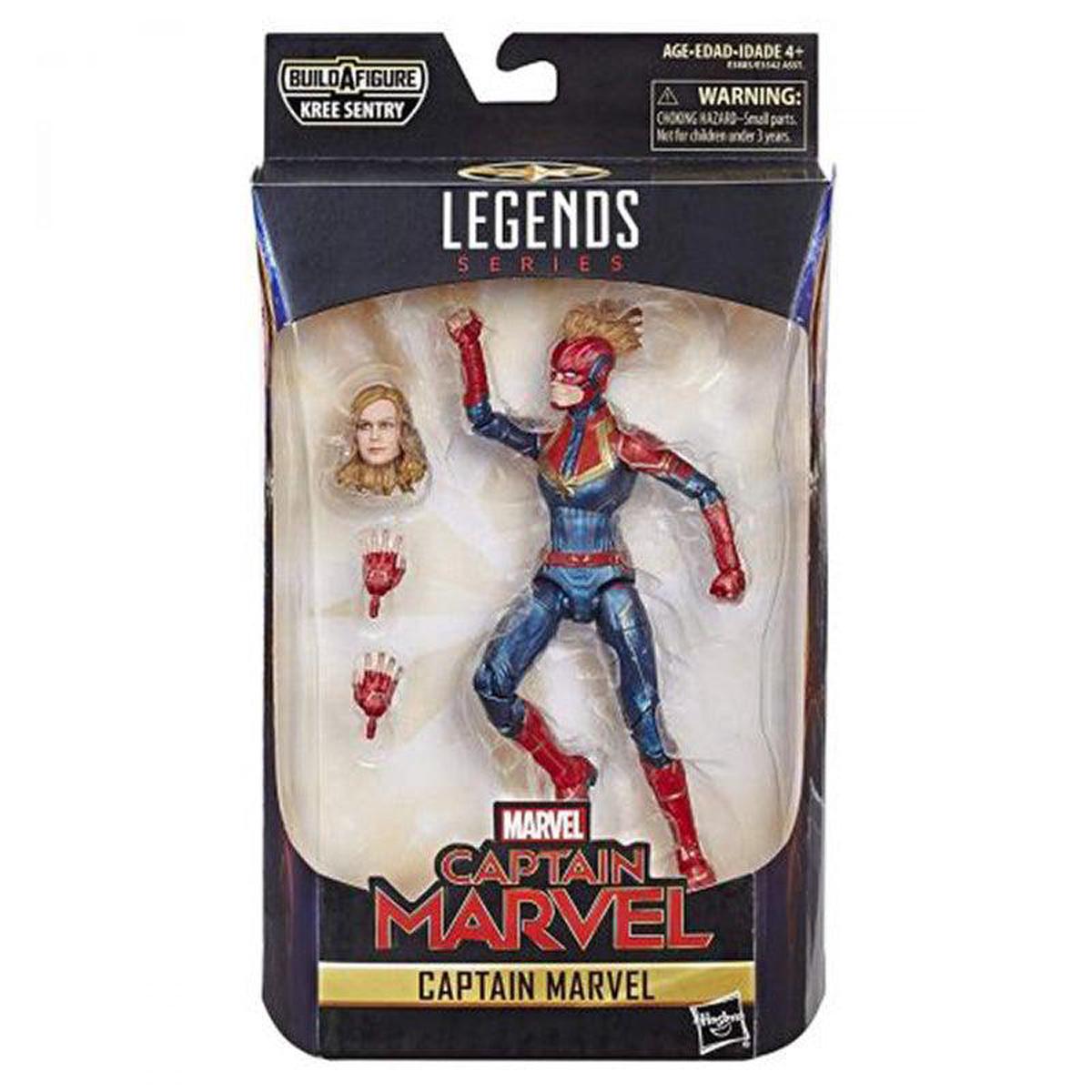 Marvel Captain Marvel 6-inch Legends Captain Marvel in Costume Figure