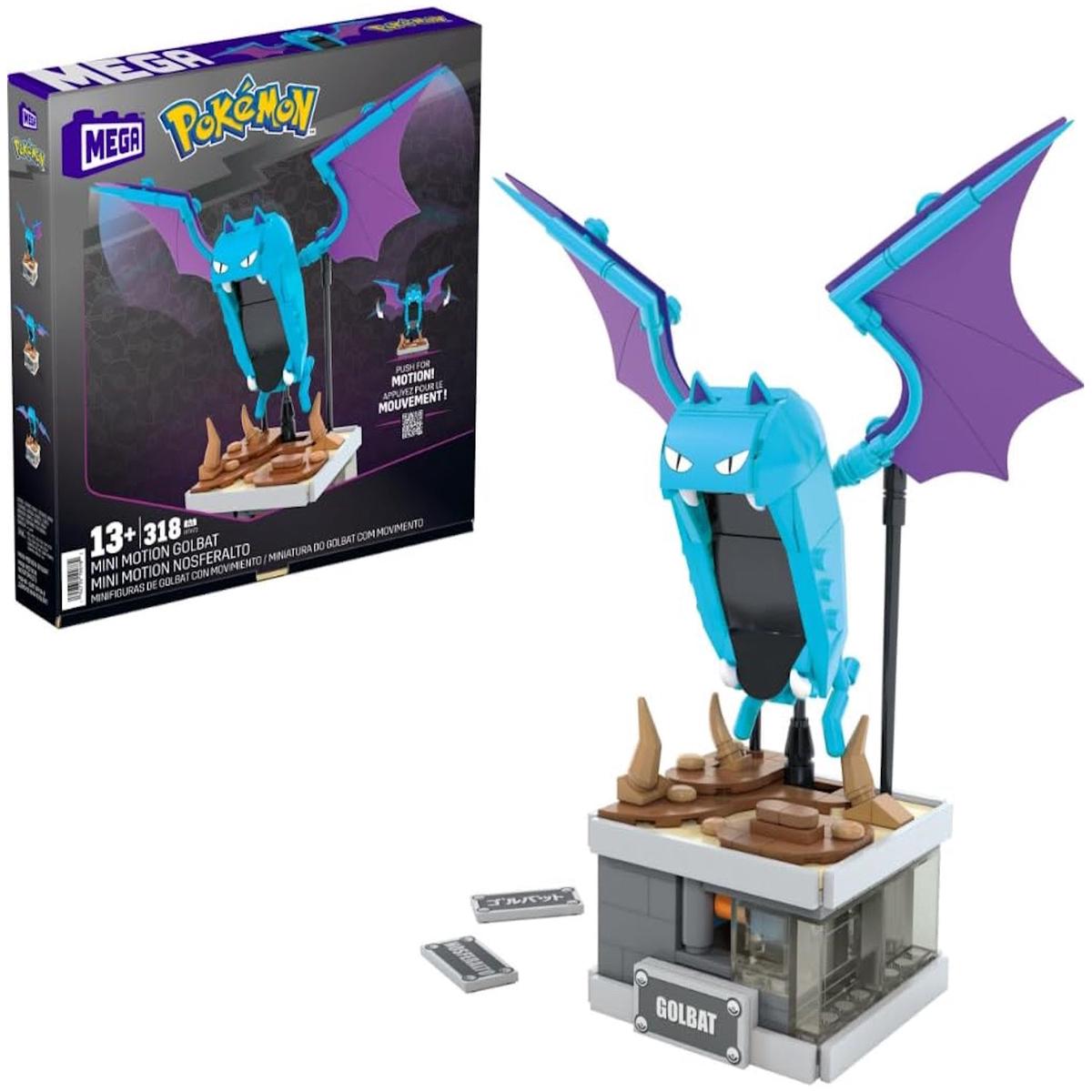 MEGA Pokemon: Mini Motion Golbat – 318 Piece Building Set