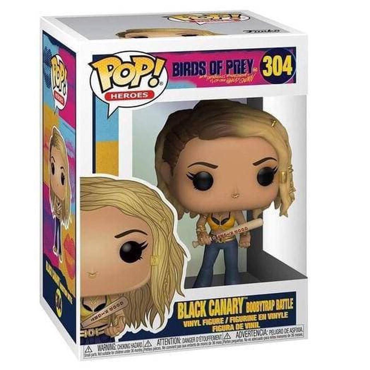 Funko Pop! Heroes 304 – Birds of Prey – Black Canary(Boobytrap Battle) Vinyl Figure