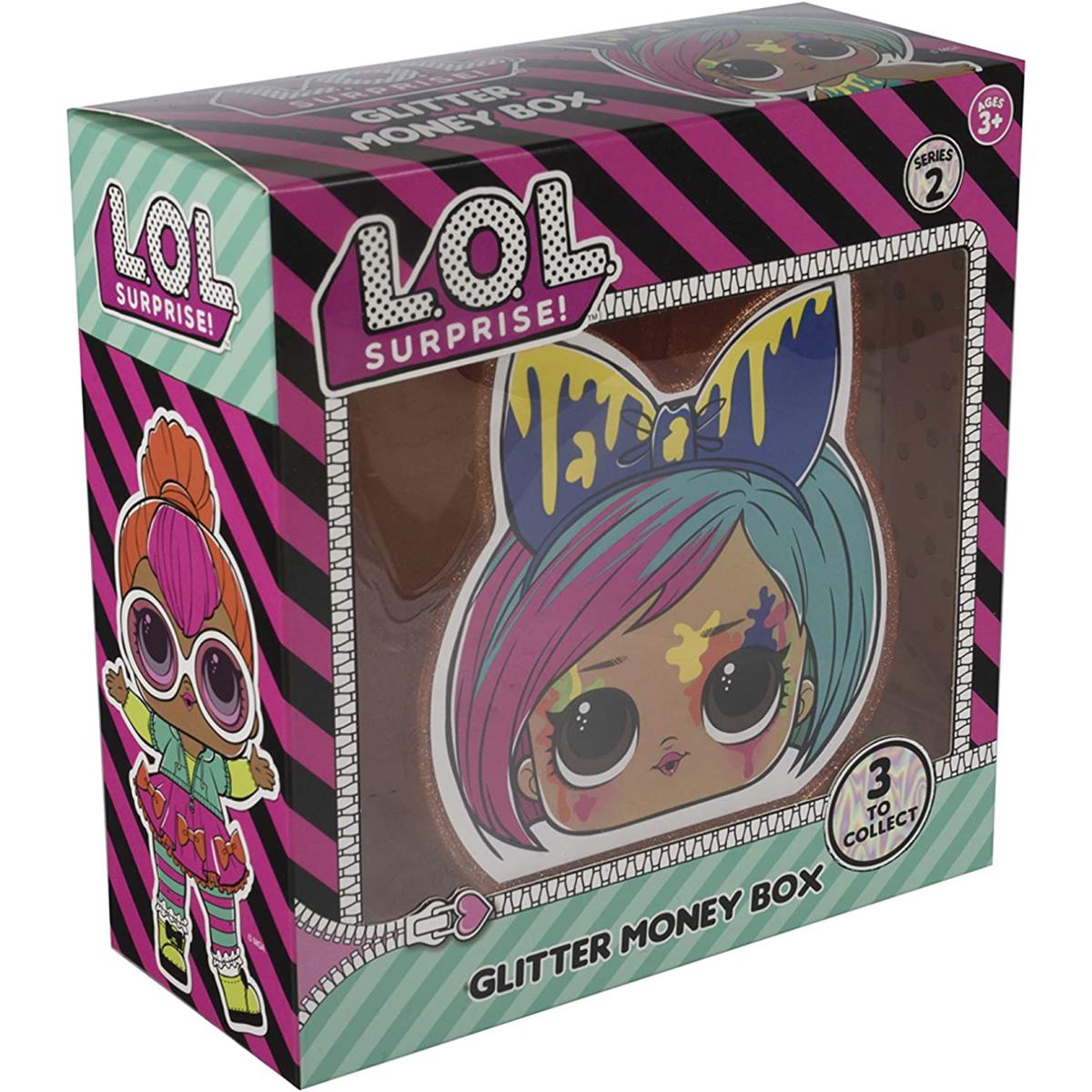 L.O.L. Surprise! Money Box For Kids Children – Orange Glitter