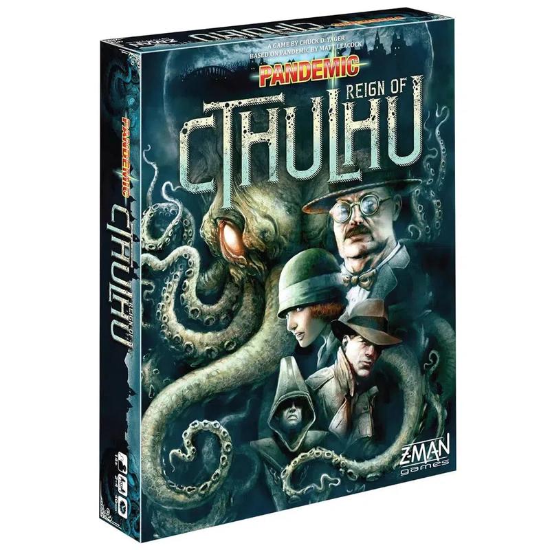 Pandemic: Reign of Cthulhu – Cooperative Horror Board Game for Family, and Adults (2-4 Players, Ages 14+) – Z-Man Games