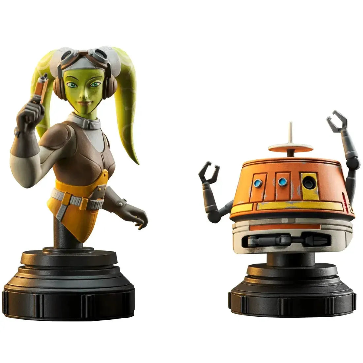 Star Wars – Pilot Hera Syndulla & Droid Chopper Mini-Bust Statue Figure Set – Gentle Giant Ltd.