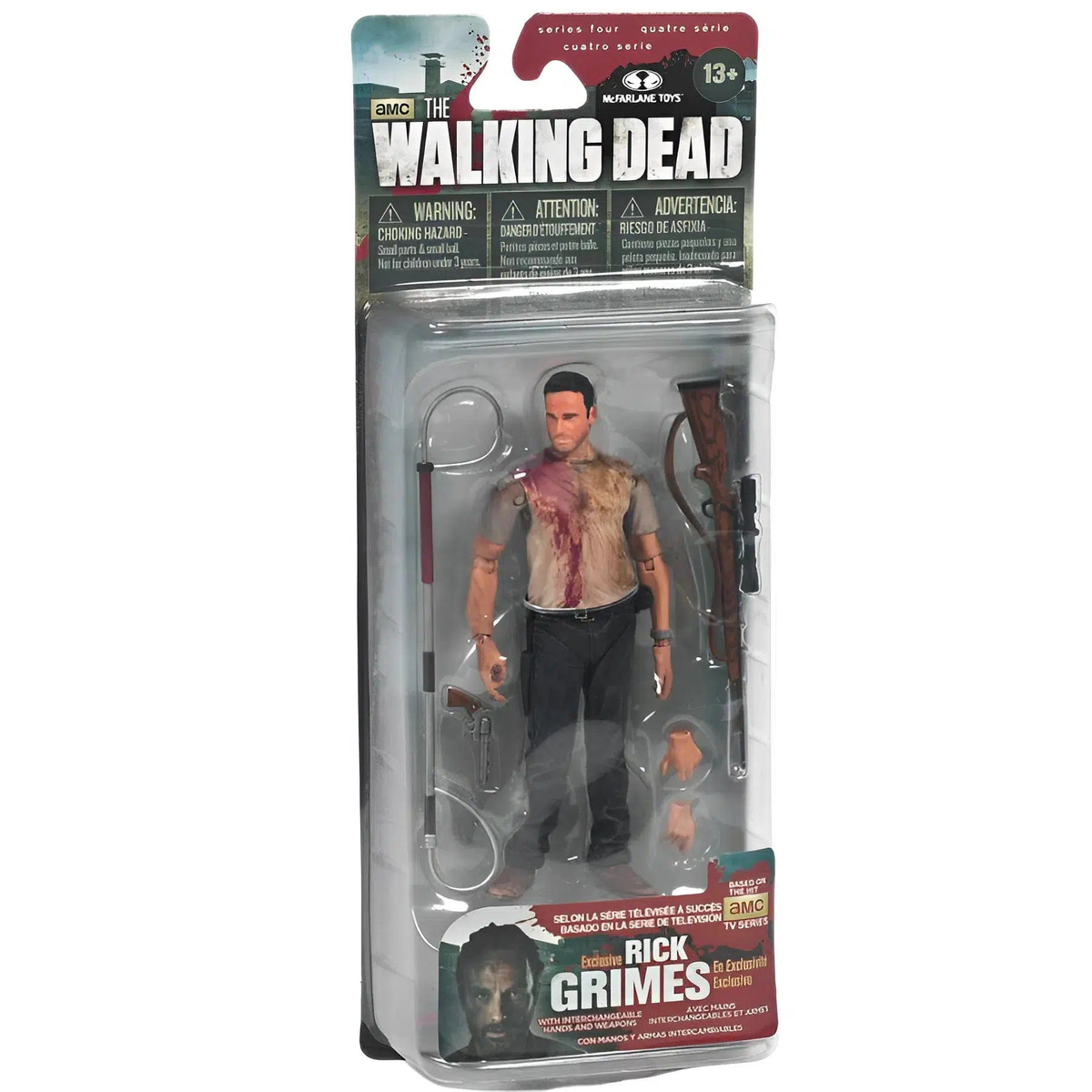 The Walking Dead – Walker Catcher Rick Grimes Action Figure – McFarlane Toys – Series 4