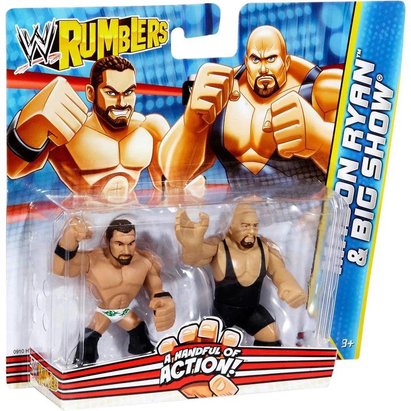 WWE – Mason Ryan & Big Show Action Figures – Mattel – WWE Rumblers Series