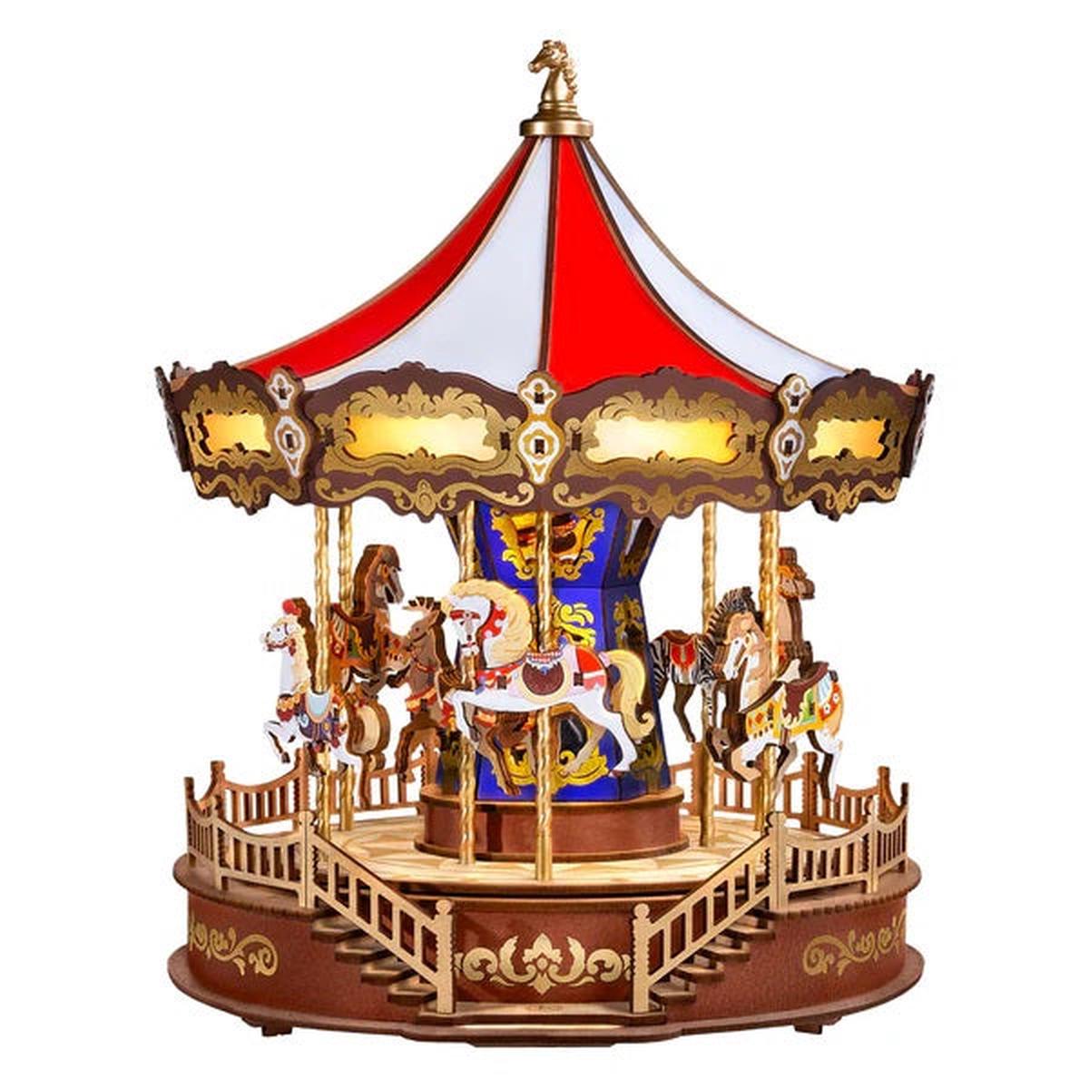 Classic Carousel 3D Wooden Puzzle AMC01