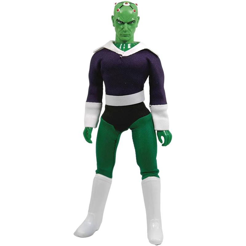 DC Comics – Superman’s Arch Enemy Brainiac Action Figure – Mego Corporation – 50th Anniversary Series