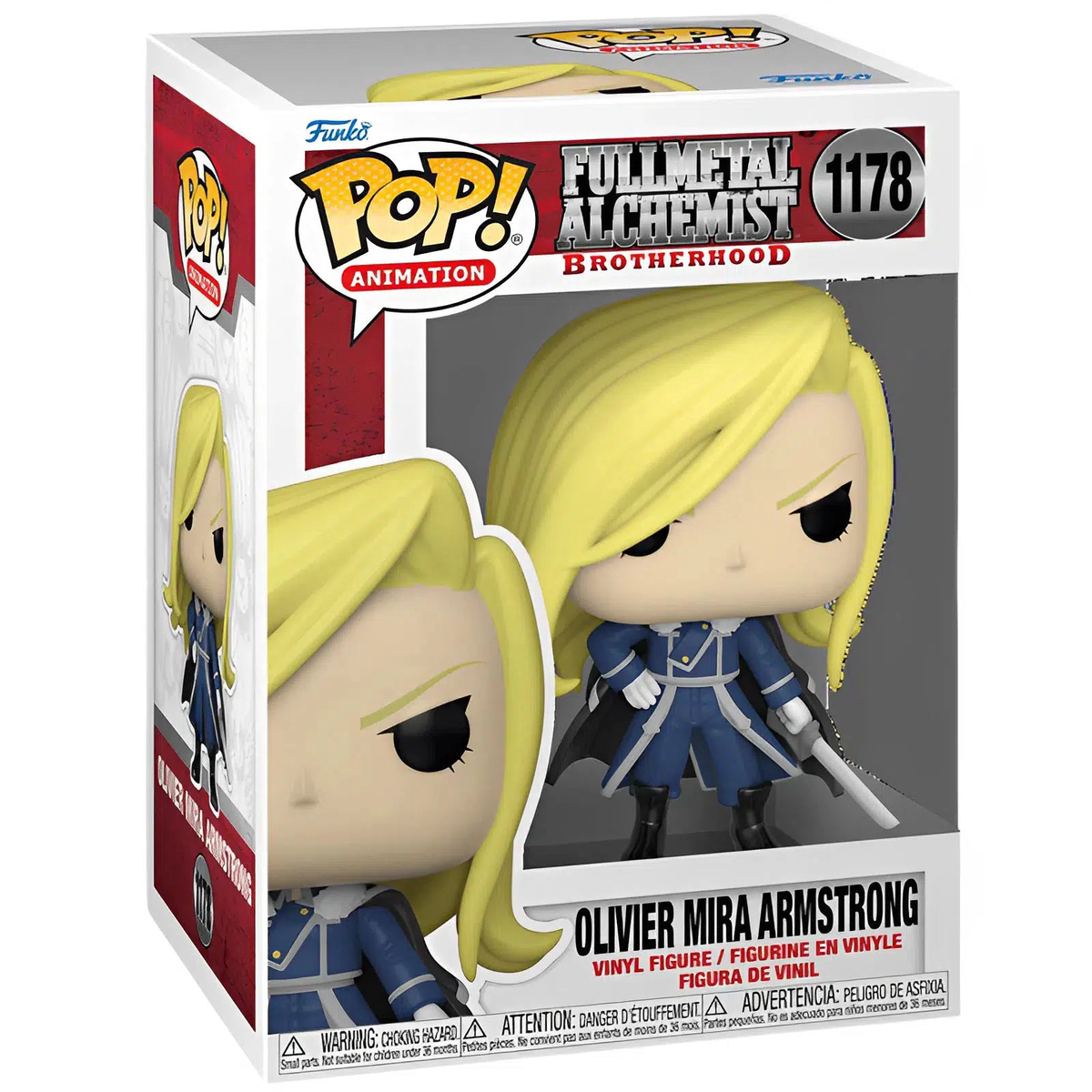 Fullmetal Alchemist: Brotherhood – Olivier Mira Armstrong Figure – Funko – Pop! Animation Series