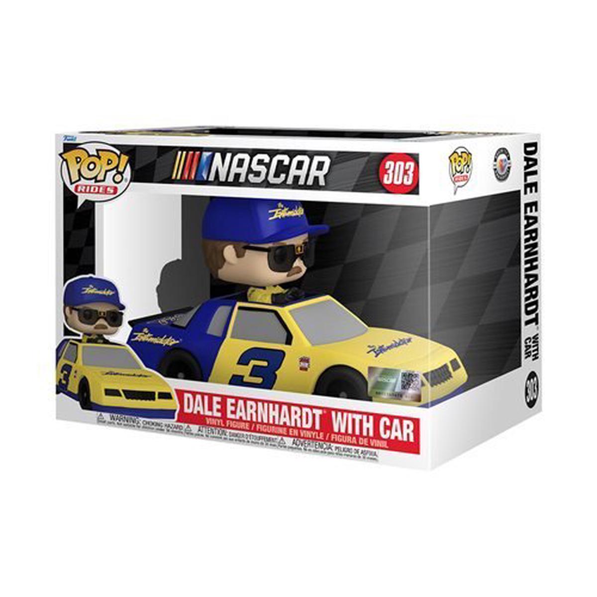 Funko Pop! 303 Rides – NASCAR Dale Earnhardt with Car Deluxe Vinyl Figure