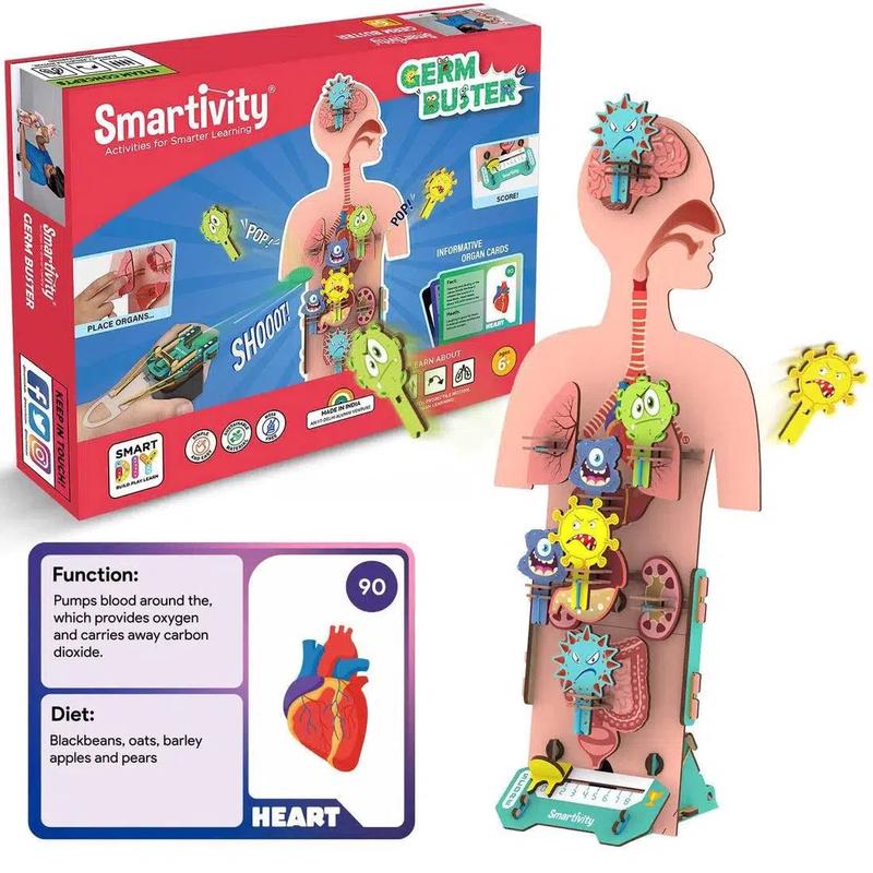 Germ Buster – Human Body STEM Toy Game Building Set – Smartivity