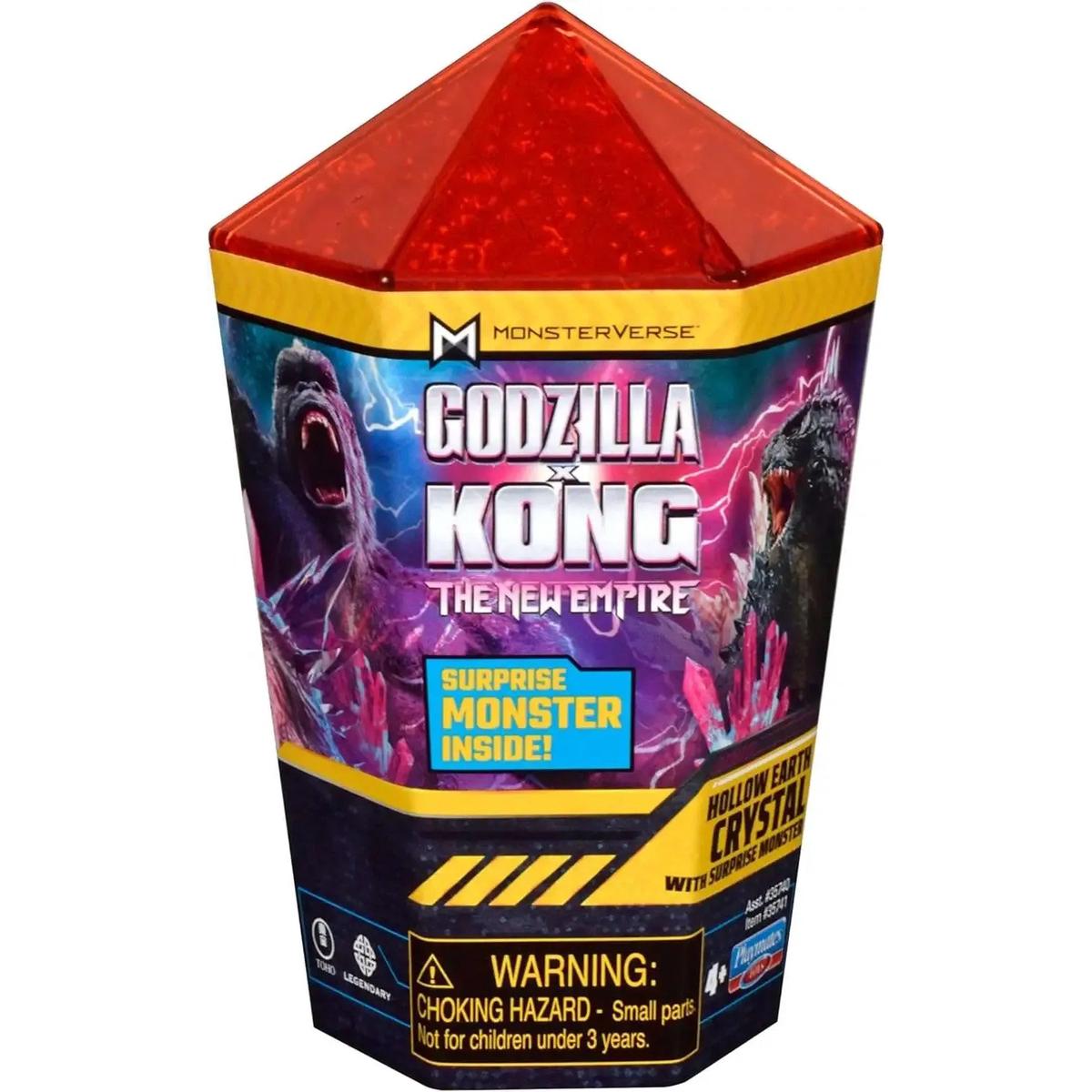 Godzilla Vs Kong The New Empire: Hollow Earth Crystal with Mini Monster – Random 2″ Figure