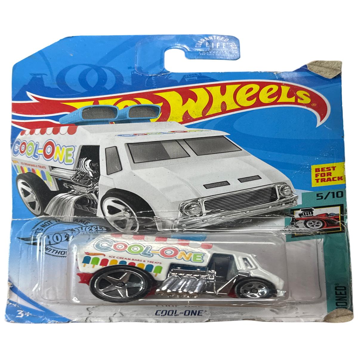 Hot Wheels Tooned 510 (2017) White Cool-One Toy Truck 38250