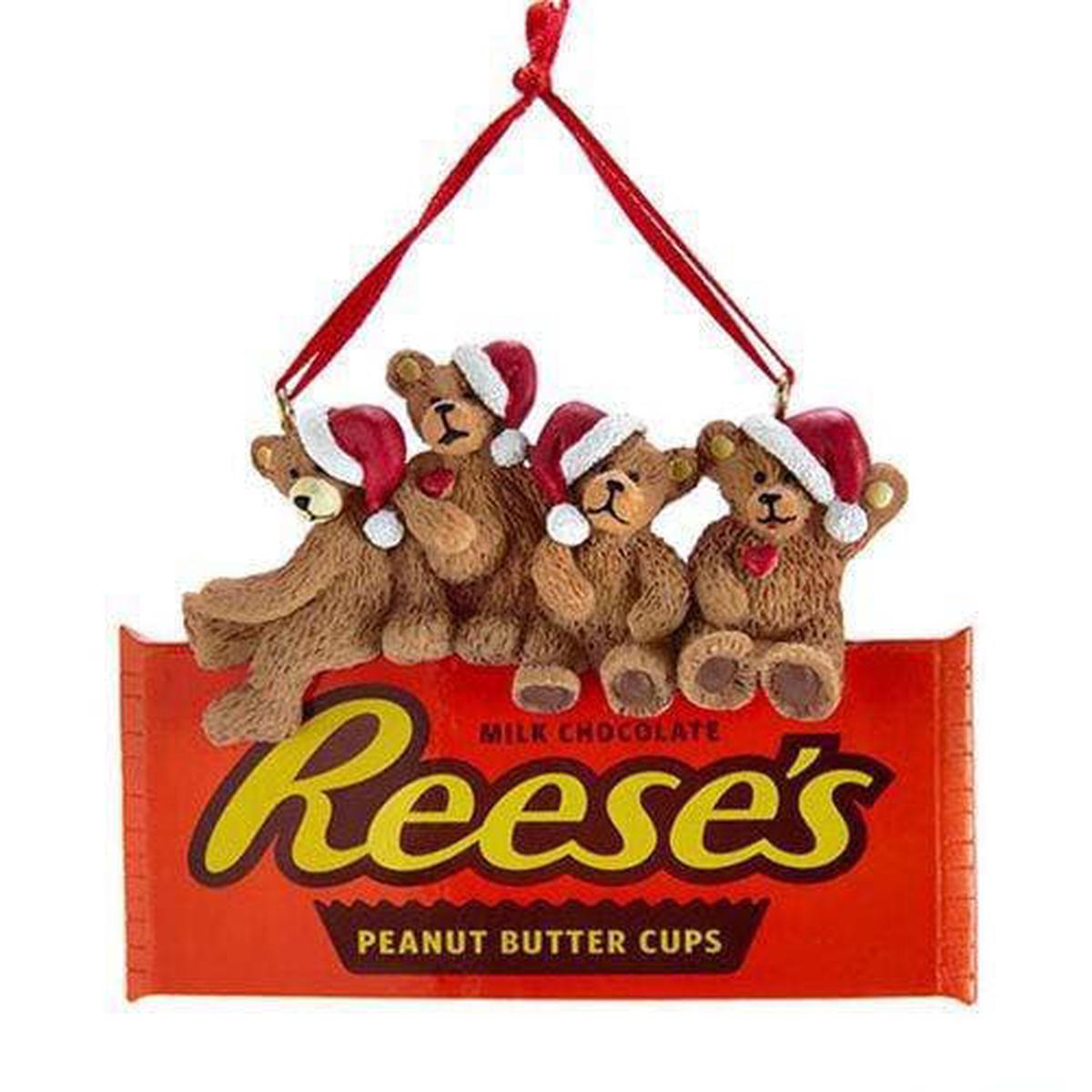 Kurt Adler – Reese’s Peanut Butter Cup with Bears 3-Inch Ornament