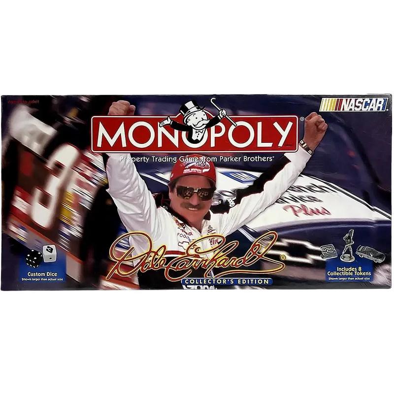 Monopoly: Dale Earnhardt Collector’s Edition – Competitive Racing Board Game for Family and Adults (2-8 Players, Ages 8+) – USAopoly